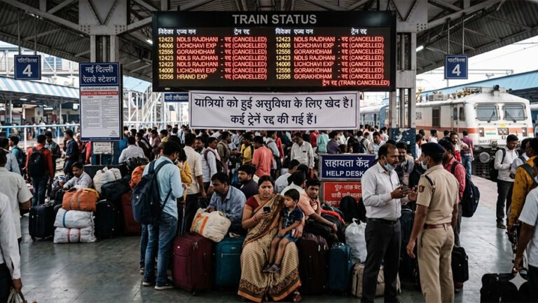 रेलवे ने कई ट्रेनें की रद्द, यात्रियों की बढ़ी परेशानी