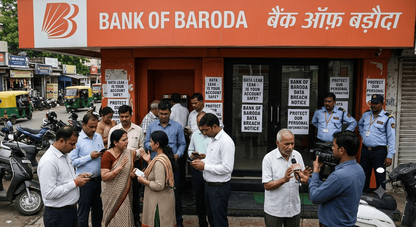 बैंक ऑफ बड़ौदा डेटा लीक 2026 - क्या आपका पैसा सुरक्षित है