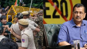 E20 नीति के विरोध में AAP का शक्ति प्रदर्शन, PM आवास की ओर बढ़े केजरीवाल का मार्च