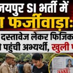 जयपुर SI भर्ती में बड़ा फर्जीवाड़ा: फर्जी दस्तावेज लेकर फिजिकल टेस्ट देने पहुंची अभ्यर्थी, खुली पोल